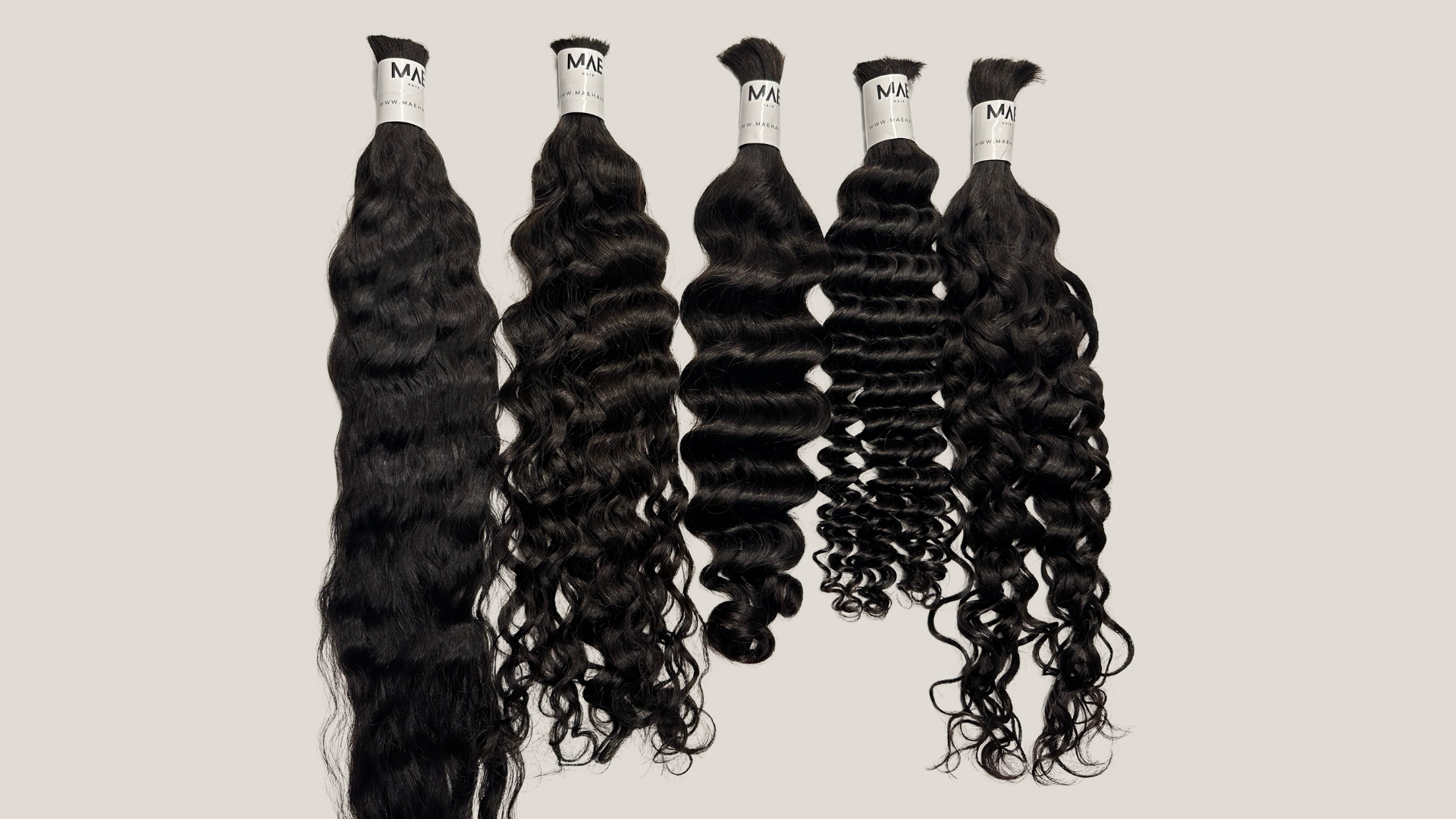 OUR DIFFERENT BULK HAIR TEXTURES – Mae Hair